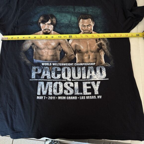 Manny Pacquiao Vs. Shane Mosley Boxing T-Shirt Tee MGM Welter Weight Size XL - Picture 5 of 7
